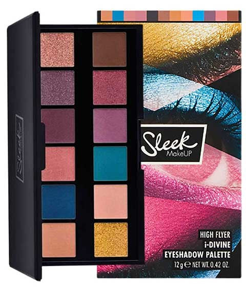 Sleek Make Up High Flyer Eyeshadow Palette – Bold Purples, Pinks & Blues
