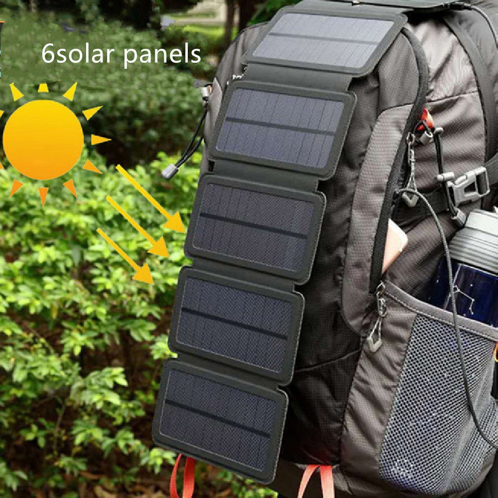 Portable Folding Solar Panel Charger for Camping, Hiking & Travel by Creative Vault Marketplace