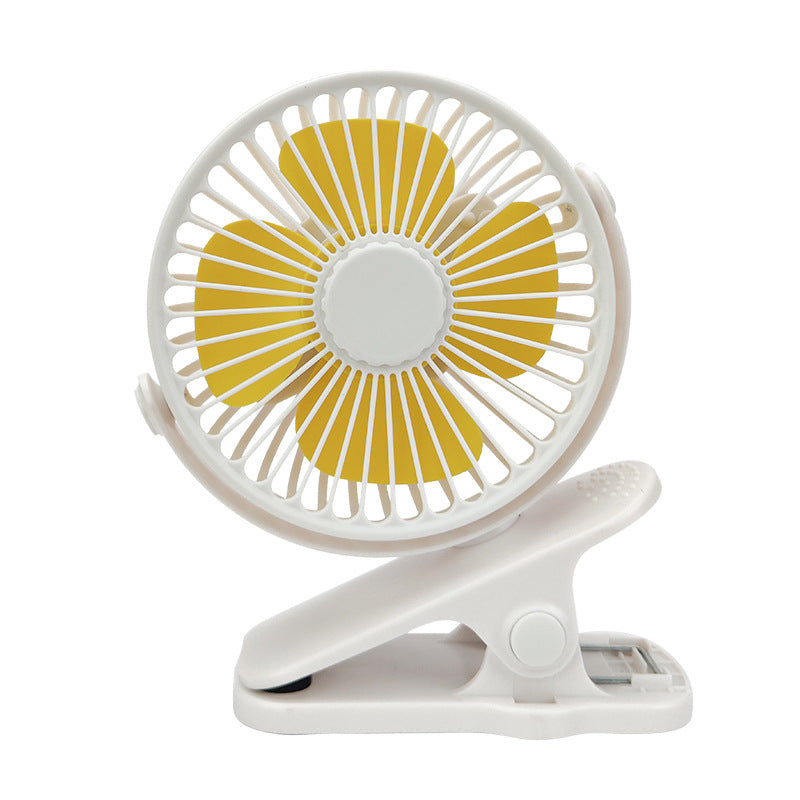 USB Rechargeable Quiet Clip Fan - Ideal for Dorms