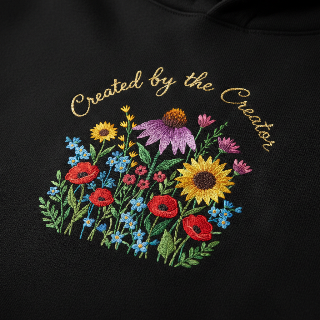 Created by the Creator Hoodie: The Faith-Inspired Piece You'll Wear Every Day
