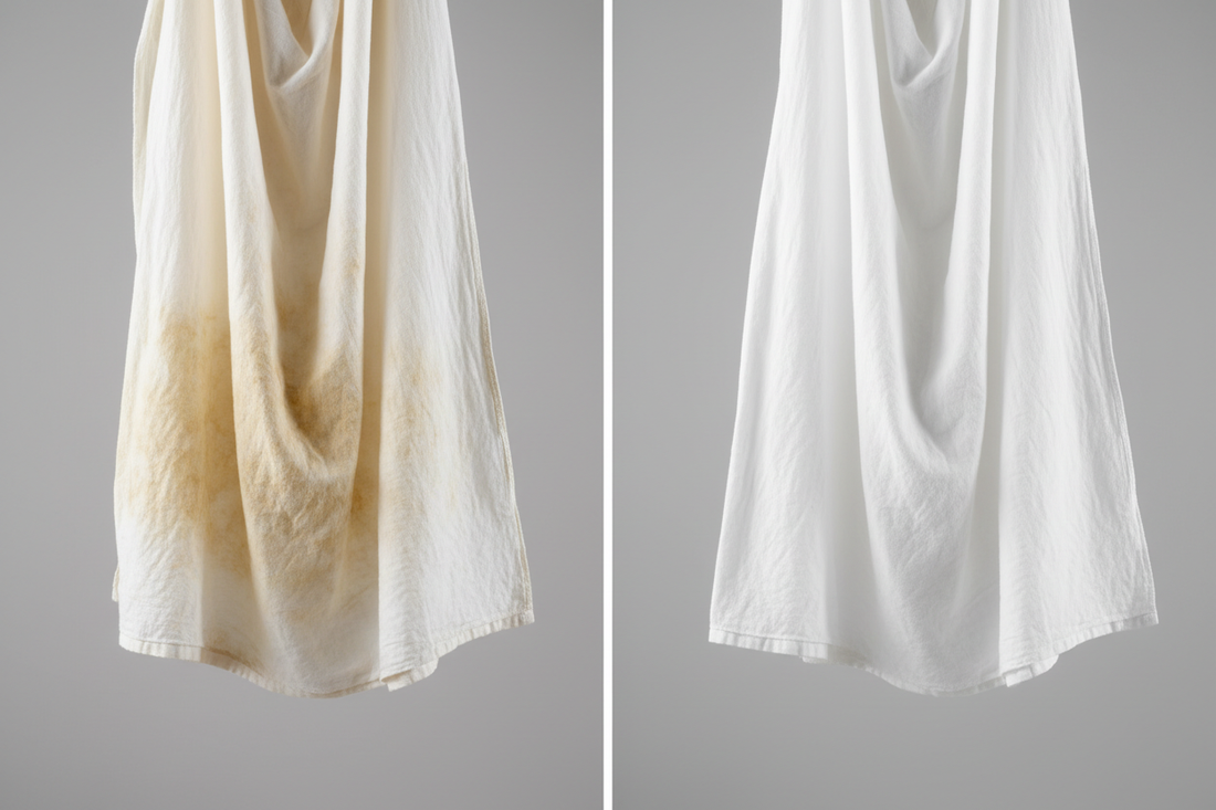 How to Remove Yellow Stains from White Fabric (And Keep Them White)