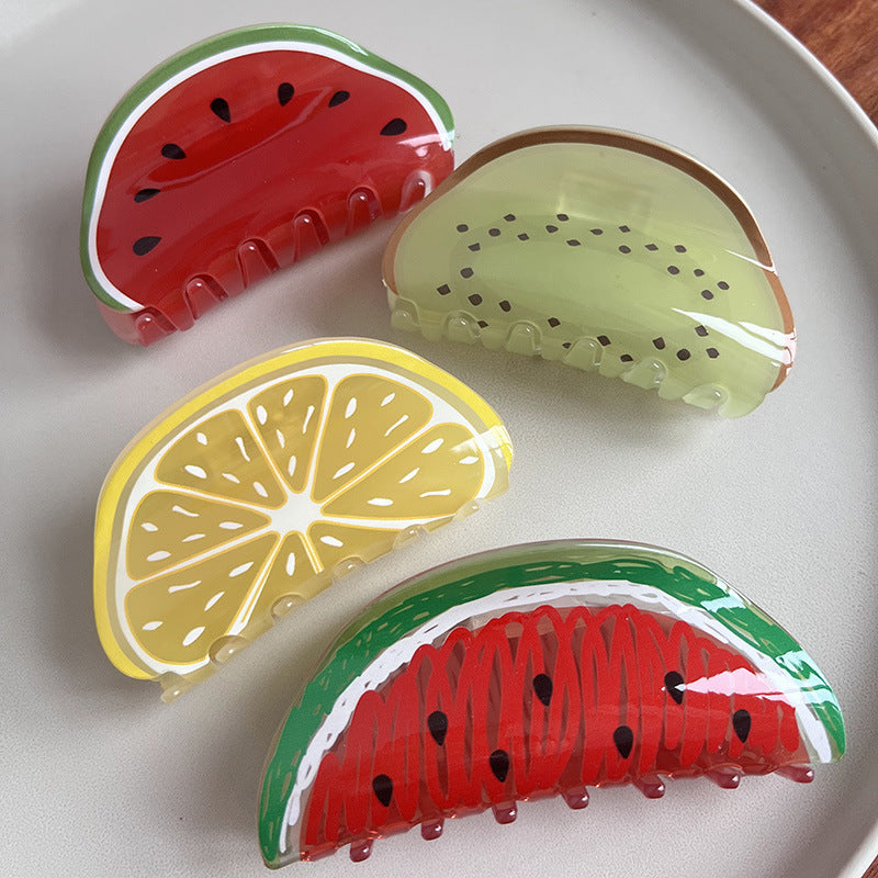 Fruity Summer Acrylic Hair Claw