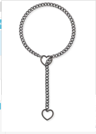 Chic Heart Link Chain Necklace