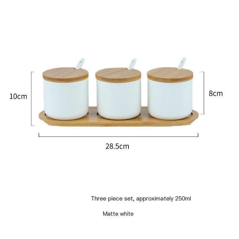 Elegant Nordic Ceramic Spice Holders