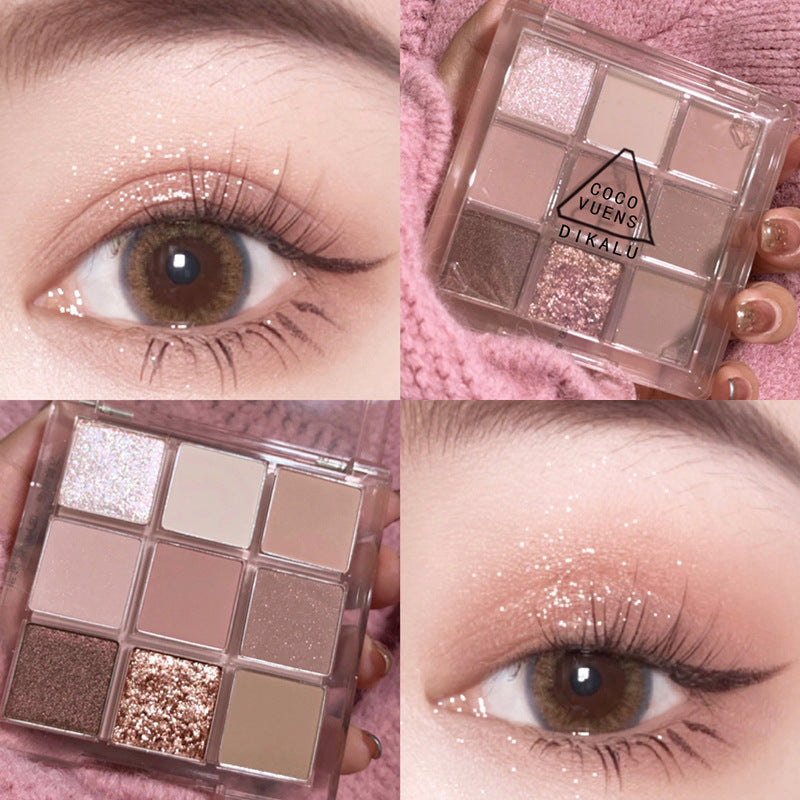 DIKALU Radiant Sunset 9-Color Eyeshadow Set