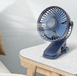 USB Rechargeable Quiet Clip Fan - Ideal for Dorms