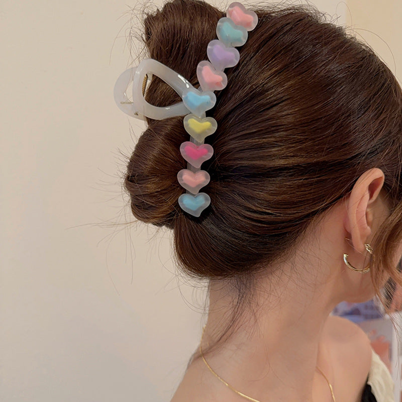 Chic Star Love Hair Clip - Elegant Fashion Accent