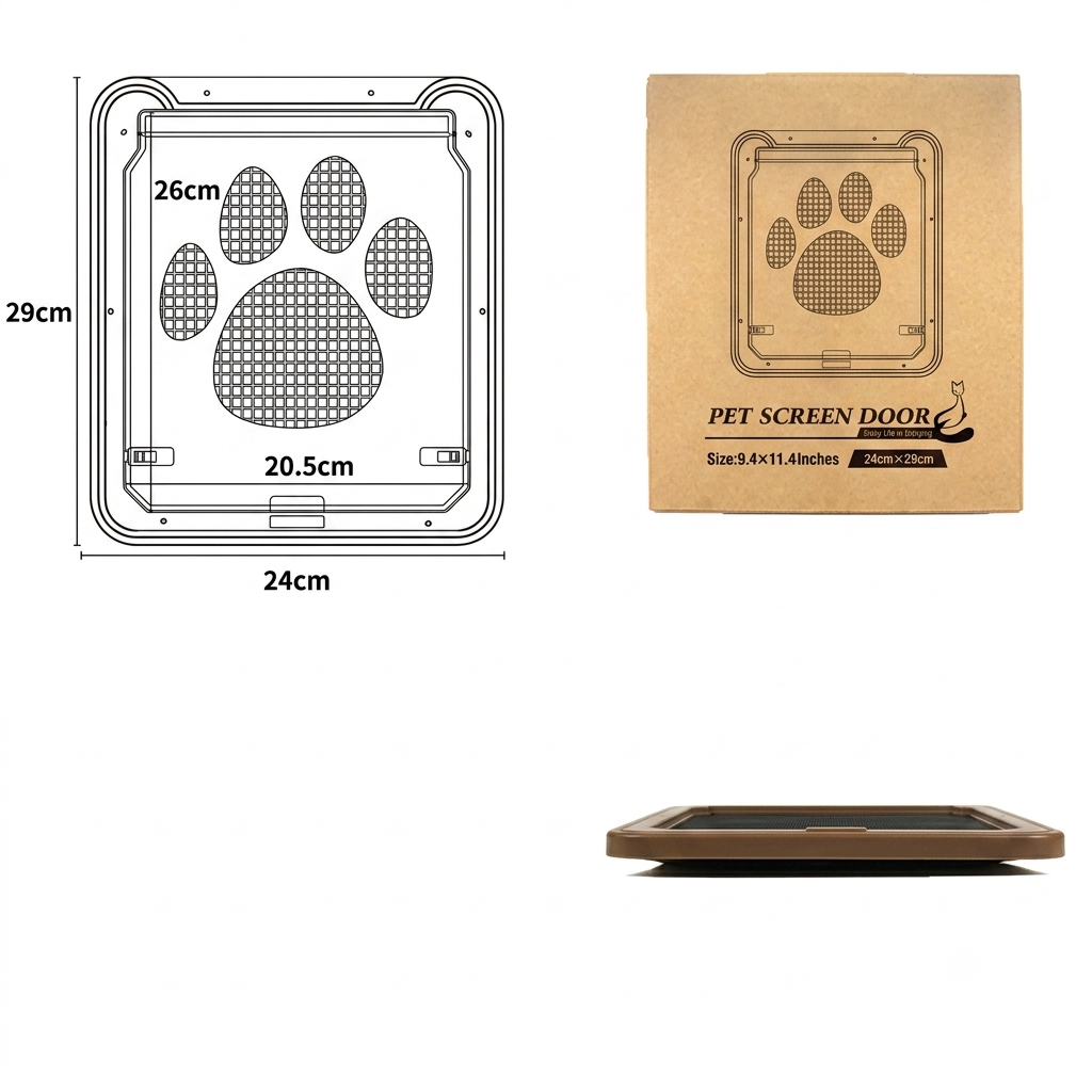 Stylish Scratchproof Pet Door