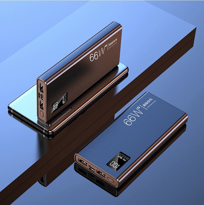 30000mAh 66W Portable Power Bank - Fast Charging USB LCD External Battery Charger For Smartphones, High Capacity Compatible by Creative Vault Marketplace
