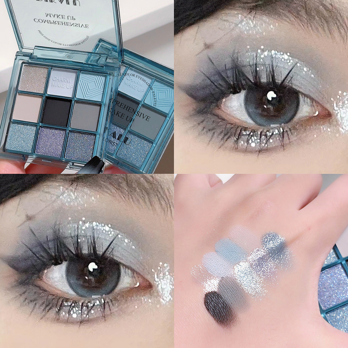 DIKALU Radiant Sunset 9-Color Eyeshadow Set