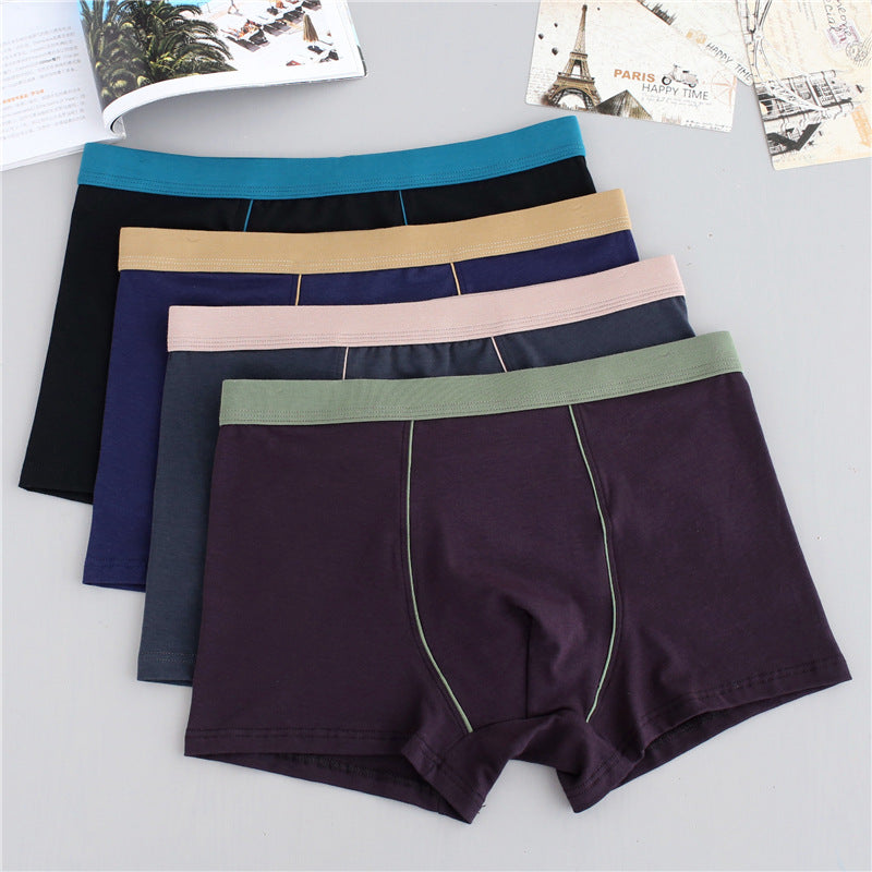Men's Plus Size Cotton Boxer Shorts – Breathable Seamless Underwear (XL–9XL)