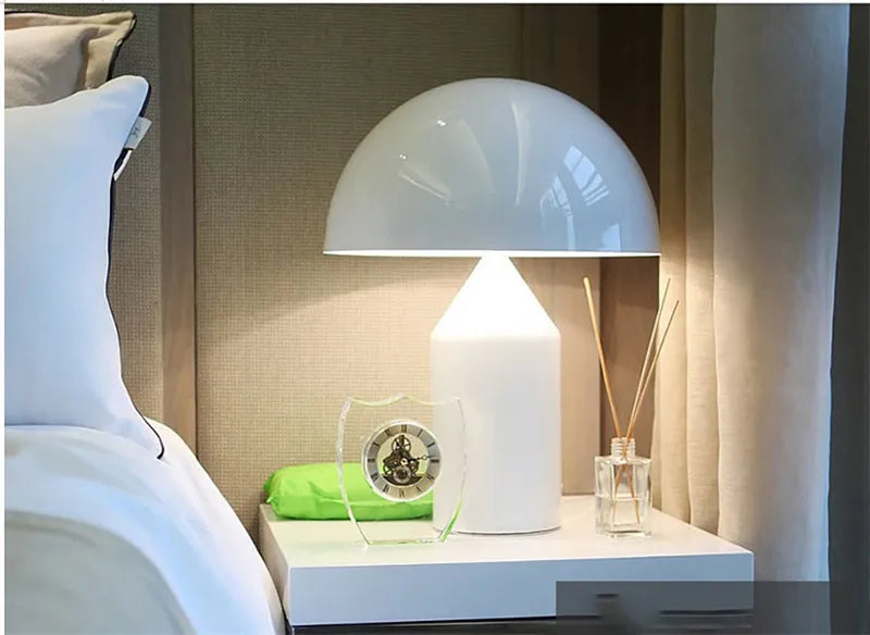 Chic Copper Mushroom Desk Lamp