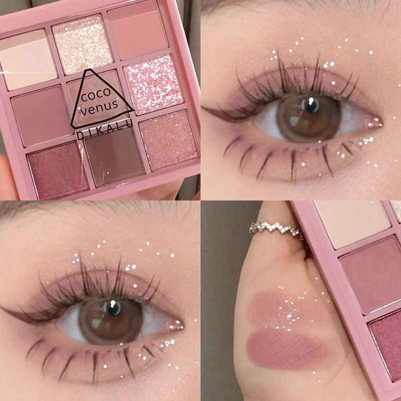 DIKALU Radiant Sunset 9-Color Eyeshadow Set