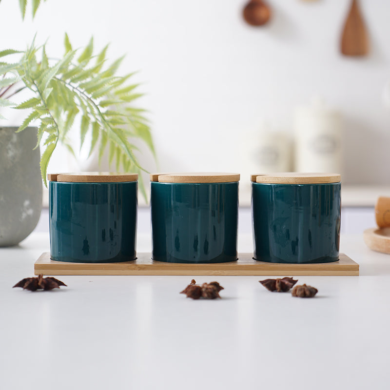 Elegant Nordic Ceramic Spice Holders