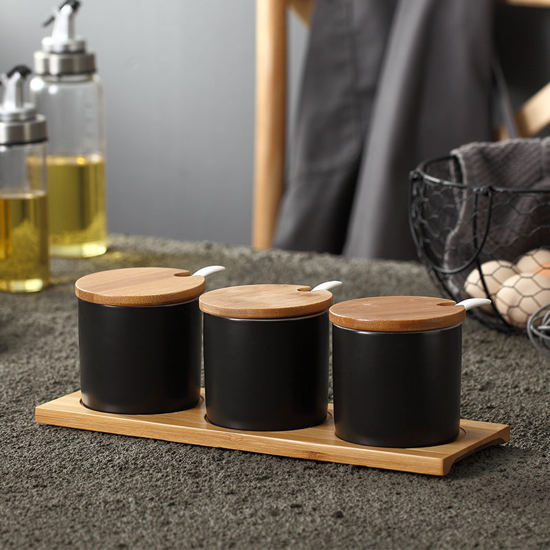 Elegant Nordic Ceramic Spice Holders