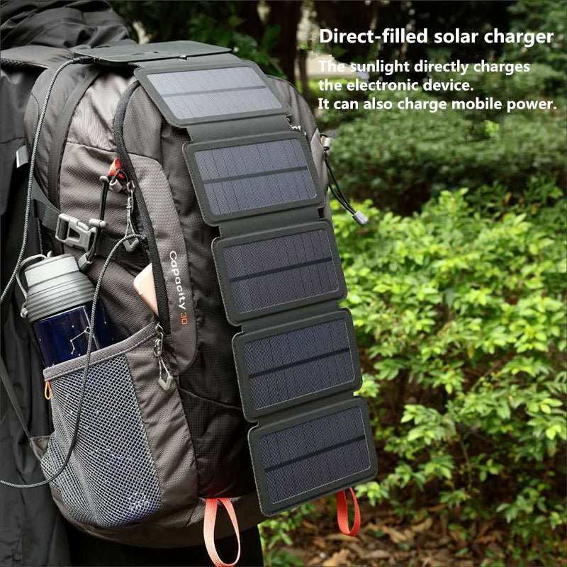 Portable Folding Solar Panel Charger for Camping, Hiking & Travel by Creative Vault Marketplace
