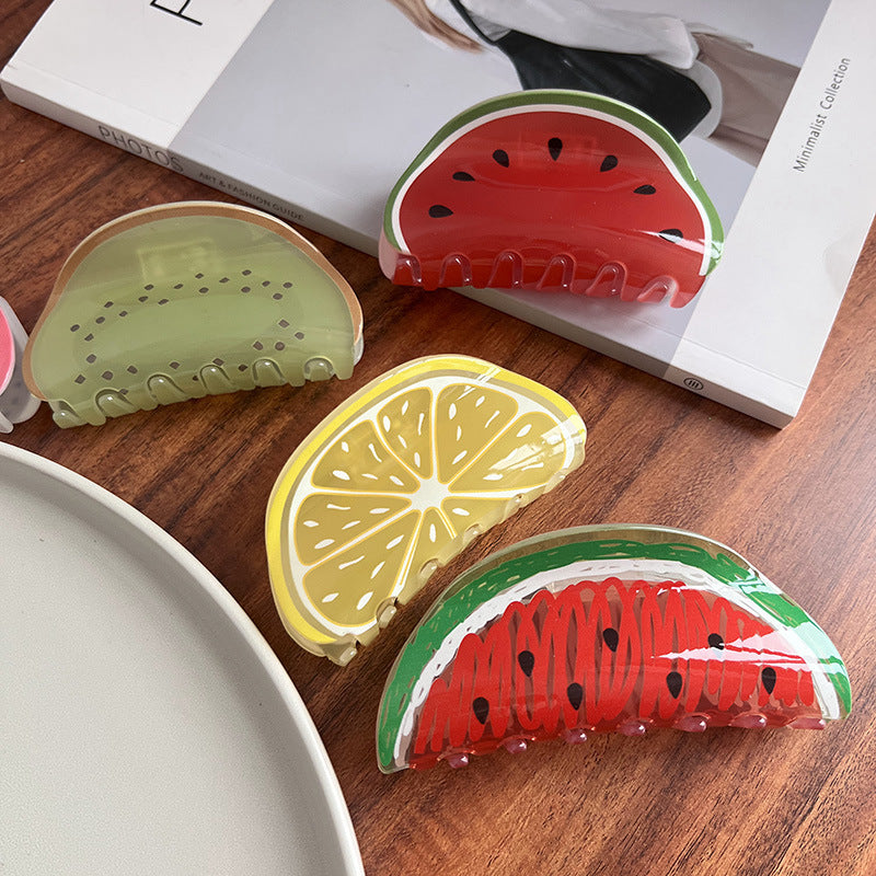 Fruity Summer Acrylic Hair Claw