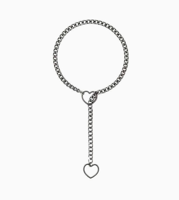 Chic Heart Link Chain Necklace