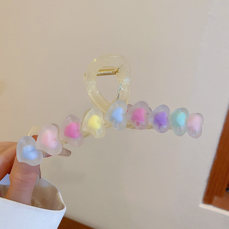 Chic Star Love Hair Clip - Elegant Fashion Accent