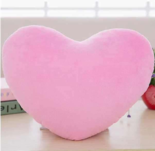 Charming Heart Plush Pillow