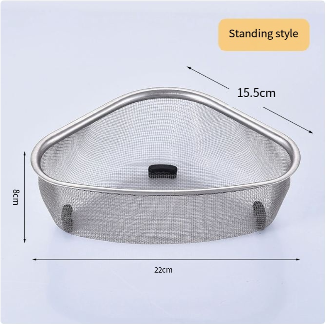 Triangle Steel Kitchen Strainer (1PC)