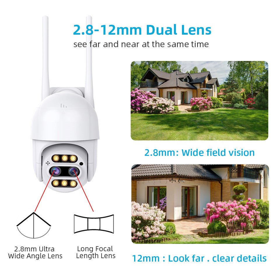 Outdoor WiFi Security Camera with HD Video & Night Vision by Creative Vault Marketplace