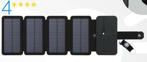 Portable Folding Solar Panel Charger for Camping, Hiking & Travel by Creative Vault Marketplace