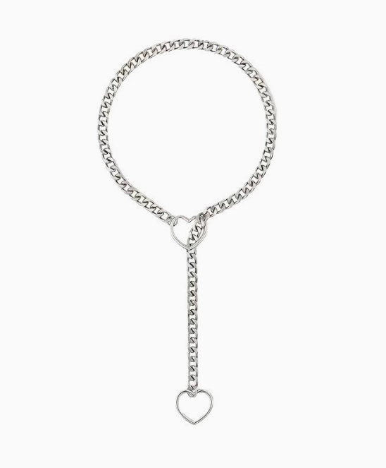 Chic Heart Link Chain Necklace