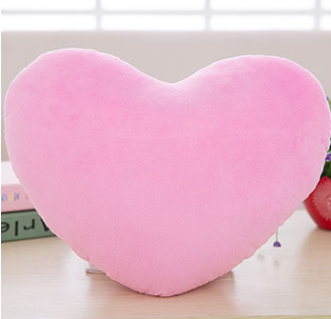 Charming Heart Plush Pillow
