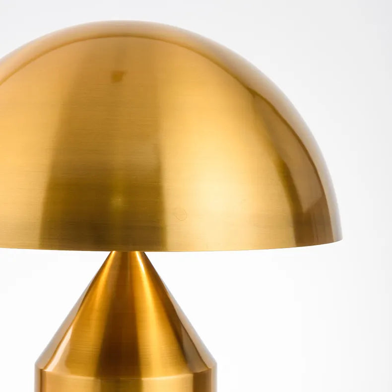 Chic Copper Mushroom Desk Lamp