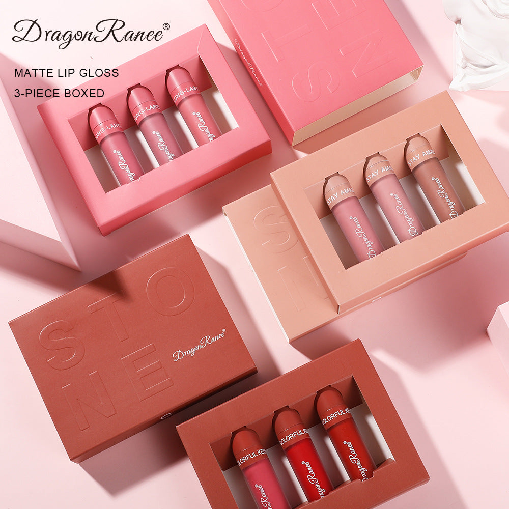 Chic Matte Trio Lip Set - Cup-Proof Finish