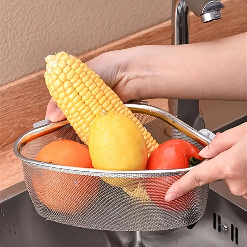 Triangle Steel Kitchen Strainer (1PC)