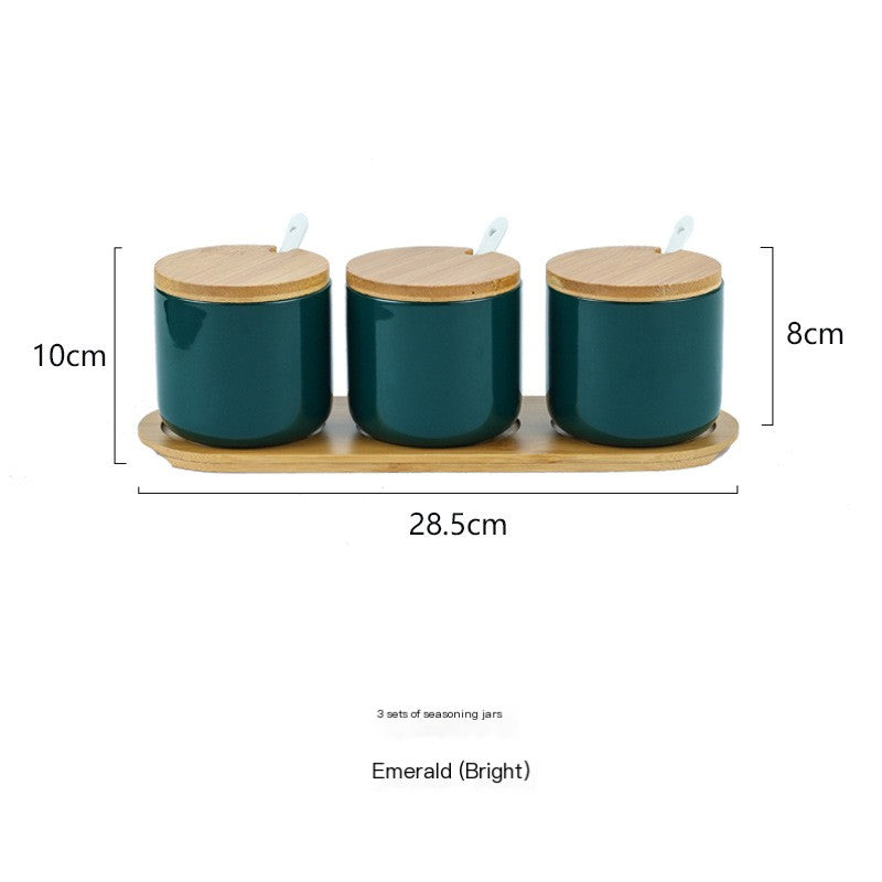 Elegant Nordic Ceramic Spice Holders