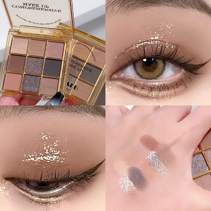 DIKALU Radiant Sunset 9-Color Eyeshadow Set