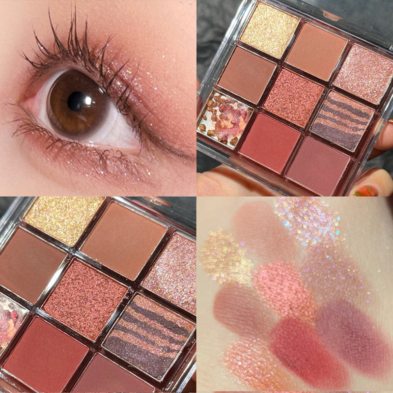 DIKALU Radiant Sunset 9-Color Eyeshadow Set