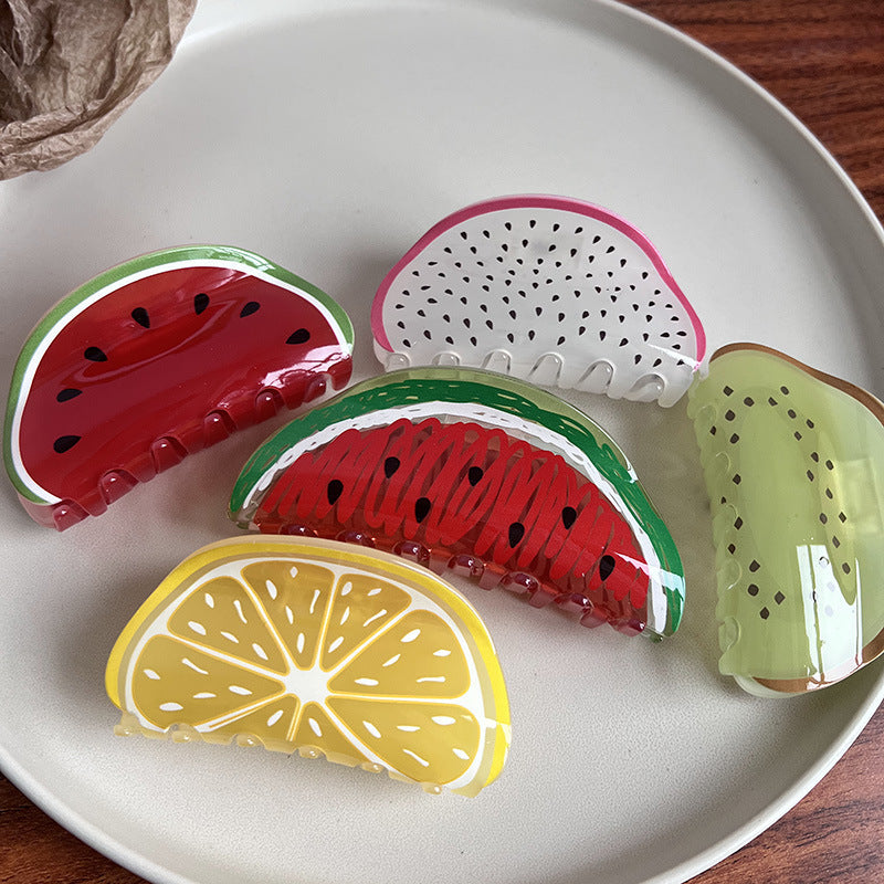 Fruity Summer Acrylic Hair Claw
