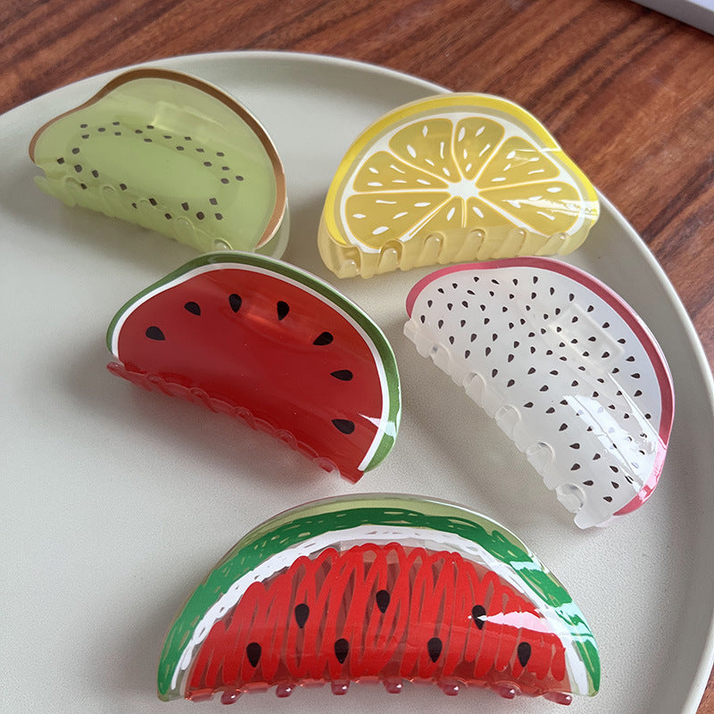 Fruity Summer Acrylic Hair Claw
