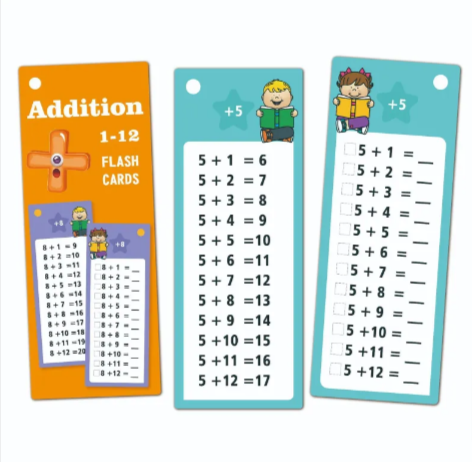 Erasable Math Skills Cards – 30-Card Set