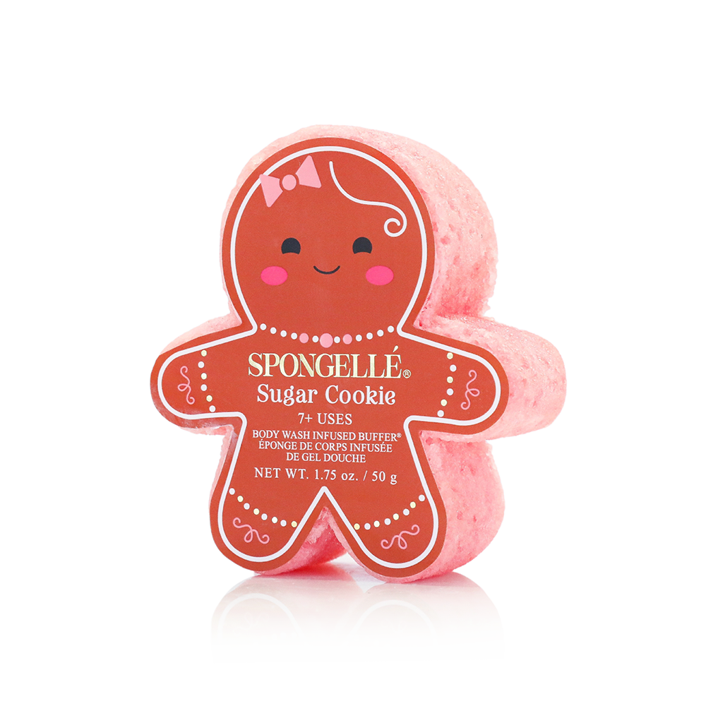 Spongellé Everything Nice Holiday Gingerbread Gift Set by Spongellé