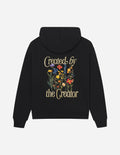 Unisex Hoodie With Colossians 1 16 Bible Verse Created By The Creator Black by Elevated Faith