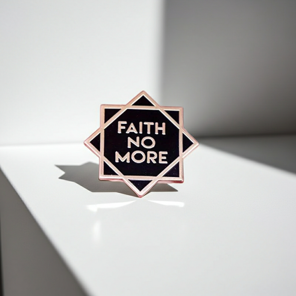 "Faith No More" Band Badge Music Brooch Backpack Lapel Jewelry by Creative Vault Marketplace