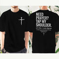 Need Prayer? Christian Faith T-Shirt – Vintage Jesus Streetwear for Men & Women by Creative Vault Marketplace