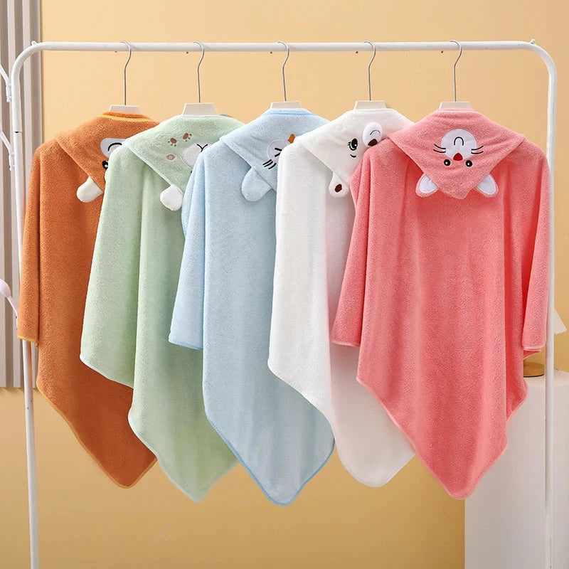 New Coral Fleece Bath Towel for Infants and Children, Suitable for Use in Bathrooms, Swimming Pools, Beaches, and Families. Can Be Used as a Newborn Blanket. Super Absorbent, Comfortable and Soft Fabric. New Pattern Design. M by Creative Vault Marketplace
