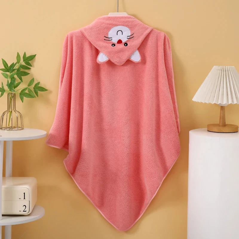 New Coral Fleece Bath Towel for Infants and Children, Suitable for Use in Bathrooms, Swimming Pools, Beaches, and Families. Can Be Used as a Newborn Blanket. Super Absorbent, Comfortable and Soft Fabric. New Pattern Design. M by Creative Vault Marketplace