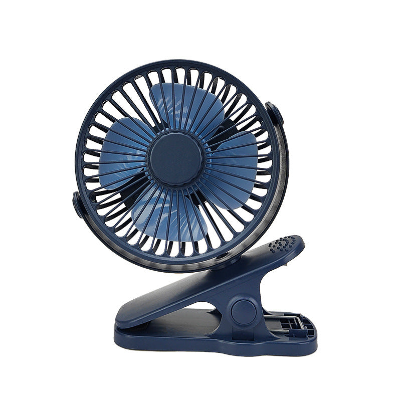 USB Rechargeable Quiet Clip Fan - Ideal for Dorms