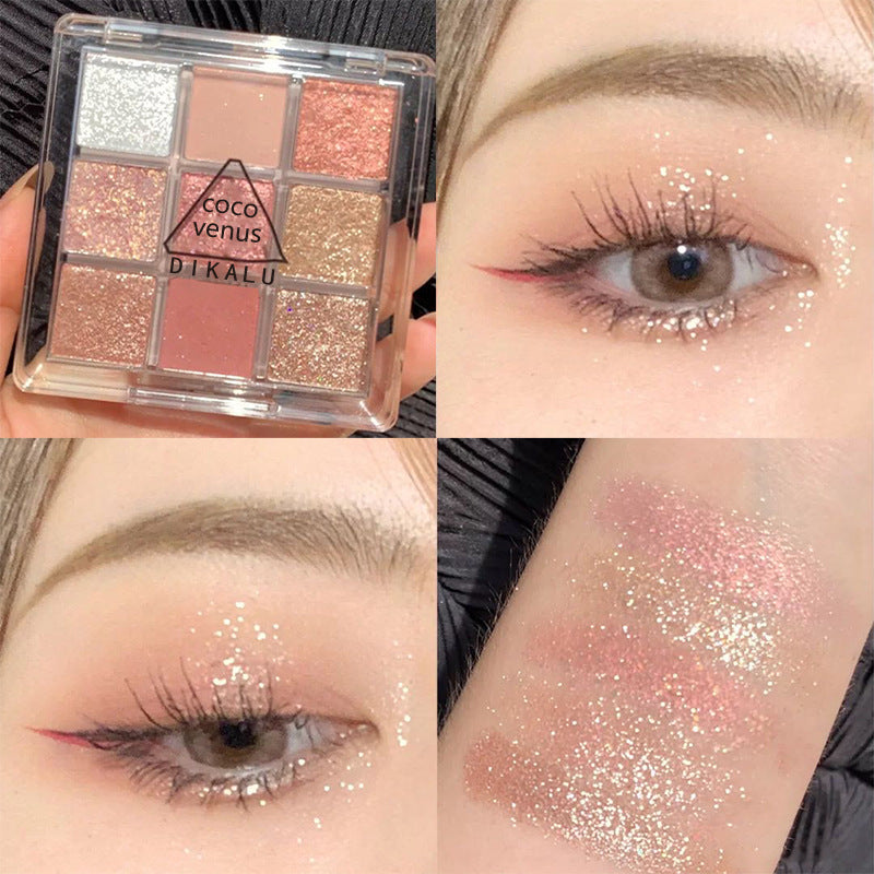 DIKALU Radiant Sunset 9-Color Eyeshadow Set