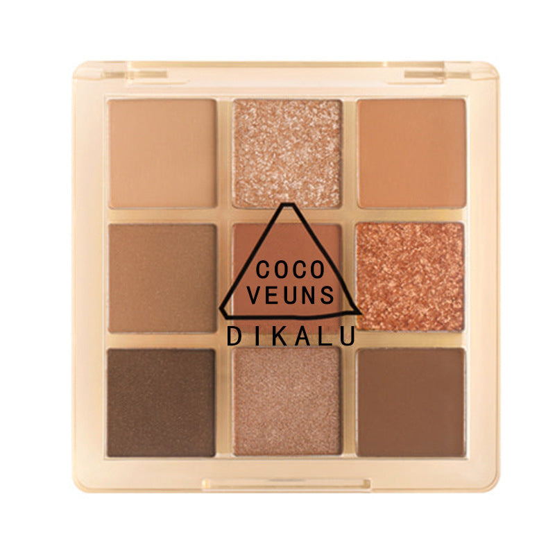 DIKALU Radiant Sunset 9-Color Eyeshadow Set