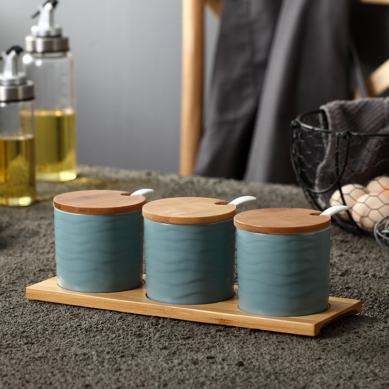 Elegant Nordic Ceramic Spice Holders