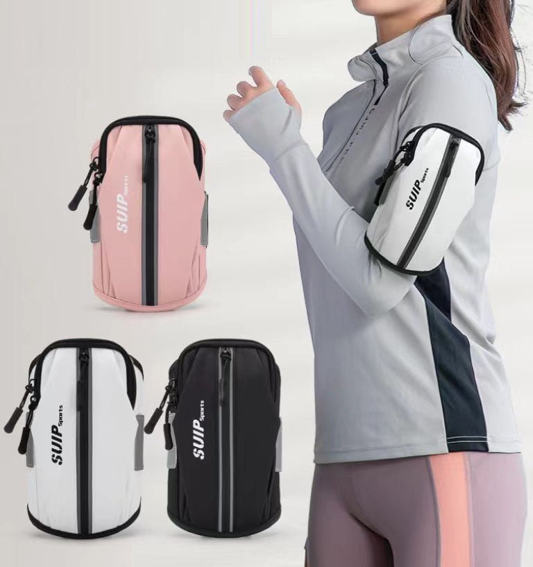 Outdoor fitness arm bag elastic men's and women's universal arm cover wrist bag fashionable waterproof running phone arm bag by American Smart
