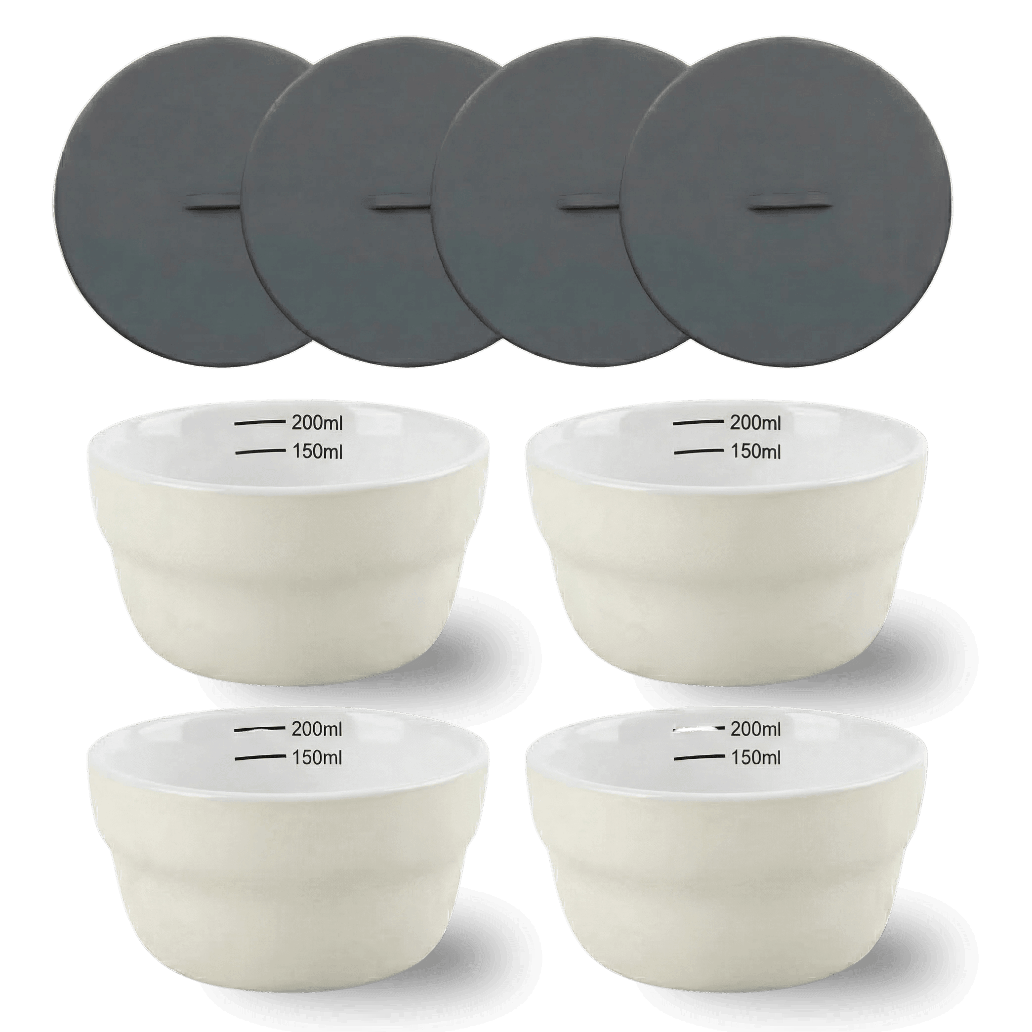 Professional Coffee Cupping Bowl Set (4-pack) by Artizan Coffee Roasters
